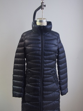 Ladies long down jacket